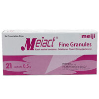 Meiact Fine Granules 50mg, điều trị viêm xoang; tai giữa; amidan