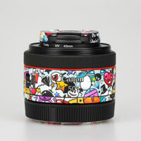 Meibentang Thích Hợp Cho Canon RF50F1.8 STM Phim Bảo Vệ Ống Kính 16F2.8 Da Toàn Phủ Phim Miếng Dán 3M