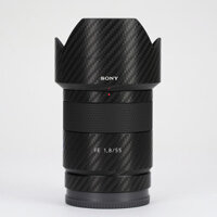 Meibentang Thích Hợp Cho SONY 55 F1.8 ZA Phim Bảo Vệ Ống Kính SONY Zeiss 55-1.8 Miếng Dán Sợi Carbon 3M