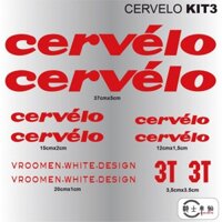 Meiche CERVELO-3 Xe Đạp Tia Miếng Dán Trang Trí Miếng Dán In Miếng Dán Chống Thấm Nước Phản Quang Chống Thấm Nước Chống Nắng Phản Quang Chữ