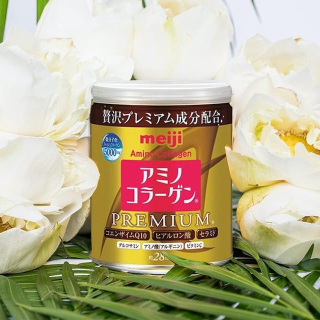Sữa bột Meiji Amino Collagen Premium - hộp 200g (dạng hộp dành cho người trên 40 tuổi)