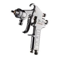 Meiji W-71 sơn phủ ngoài phun khí nén nội thất ô tô sơn 77 đường kính lớn sơn cao su treo tường súng phun gỗ máy phun bột trét súng phun sơn cầm tay Máy phun sơn cầm tay