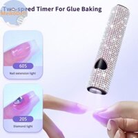Meikodeft Cầm Tay Tia UV Đèn Móng Tay Mini Cho Gel Sơn Móng Tay 3W Đèn LED Di Động Không Dây Sạc USB Máy Sấy Móng Tay VN
