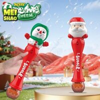 Meishao Giáng Sinh Halloween Cầm Tay Ánh Sáng Điện Bong Bóng Xà Phòng Tự Động Máy Thổi Trẻ Em Ngoài Trời Bong Bóng Máy Đồ Chơi Dự Tiệc Cung Cấp Đẹp
