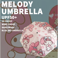 Melody Umbrella Sanrio Umbrella chống nắng ô gấp ô ô tự động chống uv ô dễ thương ô dù trẻ em