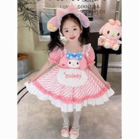 Melody Váy Bé Gái Váy lolita Váy sinh nhật Trẻ em Váy công chúa Disney