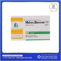 Melox Boston 15mg hộp 50 viên trị đau xương khớp mạn, viêm khớp