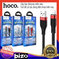 [MỀM DẺO] Cáp sạc nhanh Hoco U72 Silicone bền bỉ 2.4A dây dài 1.2m, dùng cho lp,oppo,samsung,vivo,xiaomi,android