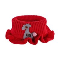 Mềm Đồ giữ ấm cổ sưởi ấm cho trẻ em khăn đáng yêu họa tiết hoạt hình trẻ em khăn quàng cổ mùa đông dày Khăn choàng dệt kim nhiệt cho bé trai đàn hồi ấm áp Toddler Khăn trang trí xếp nếp thiết kế