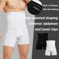 [Mềm mại & Thoải Mái Phù Hợp 】 Nam Chống Trơn Trượt Ice Silk Body Shaper Eo Cao Tummy Tuck Định Hình Vô Hình Đa Năng Thoáng Khí Độ Đàn Hồi Lớn Định Hình Nam