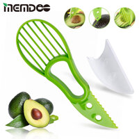 Memdoo Avocado Slicer Fruit Peeler 2-in-1 Banana Cutter Butter Pitaya Scoop Fruit Splitter Kiwi Slices Plastic Utensils Kitchen Tools with Protector Sleeve LazadaMall