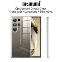 Memumi Clear View - Ốp Lưng Cứng Trong Suốt Cho SAMSUNG S25 Ultra/ S24 Plus/ S23/ S22 Siêu Mỏng