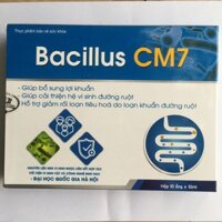 Men Bacillus CM7 sản phẩm men đại học quốc gia Hà Nội hộp 10 ống