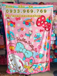 MỀN BÔNG HELLO KITTY HÀNG THÁI