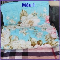 Mền cotton, chăn bông cotton may chần, chăn mỏng nhưng ấm, chăn hè 1m6x2m. V784