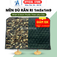 Mền Dù Răn Ri Quân Đội Siêu Mát Mỏng Nhẹ Dùng Mùa Hè Dễ Gấp Gọn Đi Du Lich Xe Khách Ánh Sao 1m5x1m9