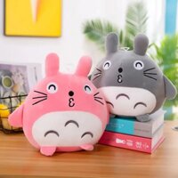 Mền gối Totoro 3 trong 1 kích thước mền 1.1x1.7m Bộ Chăn Gối văn phòng Anvihome