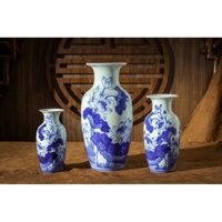 [MEN LAM][VH][HÀNG KĨ] Lộc bình sen cắm hoa bày ban thờ thần tài, thờ cúng ban gia tiên gốm All sứ Bát Tràng