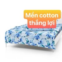 mền lẻ cotton thắng lợi chuẫn logo trên vải 1m7x2m - LX