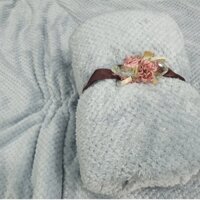 💚Mền lông cừu💚Thái XÁM GÂN đẹp