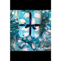 Mền lông tuyết hoa văn nổi