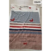 mền lông tuyết siêu mềm ngủ văn phòng đi tàu xe