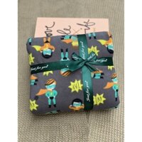 Mền nỉ size 1m5×1m9 hoạ tiết dễ thương