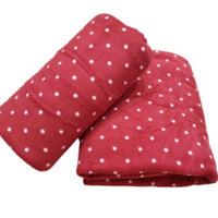 Mền nỉ Thái Bi Đỏ văn phòng, đi học