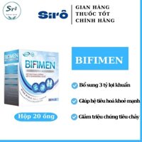 Men ống Bifimen giúp bổ sung bảo tử lợi khuẩn cho hệ hóa khỏe mạnh, hết đầy bụng khó tiêu, tiêu chảy cấp- hộp 20ống
