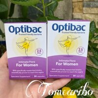 Men Optibac Tím Uk Anh Quốc hộp 30viên/90viên