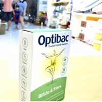 Men Optibac trị  táo bón hộp 10 gói