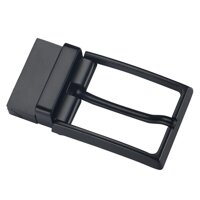 Men Retro Reversible Belt Buckle - Black