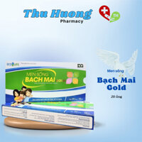 Men sống Bạch Mai Gold - Giúp cân bằng hệ vi sinh đường ruột - Hộp 20 ống - NT Thu Hương