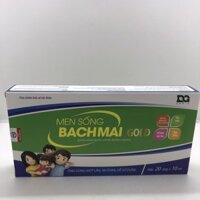 Men sống BẠCH MAI GOLD hộp 20 ống giúp bổ sung lợi khuẩn cho hệ tiêu hóa bé khỏe mạnh