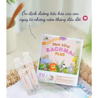 MEN SỐNG BẠCH MAI PLUS hộp 15 ống, men vi sinh Ecolife cho hệ tiêu hóa khỏe mạnh