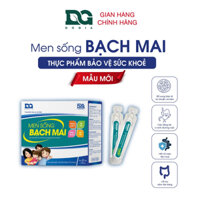 Men sống dạng nước Bạch Mai Đỗ Gia men vi sinh tăng cường hệ tiêu hóa cho bé ăn ngon, dễ uống Hộp 20 ống x10ml