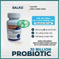 Men tiêu hóa 35 BILLION (Nhập khẩu Mỹ) viên uống dạng men vi sinh. Lọ 60 v m2