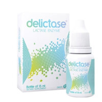 Men tiêu hóa Delictase Lactase Enzym 15ml, hỗ trợ ngừa tiêu chảy, nôn trớ, kém hấp thụ do bất dung nạp lactose