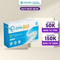 Men Tiêu Hóa E-zyms Big Cho Người Lớn Giảm Đầy Hơi Khó Tiêu, Kích Thích Ăn Ngon, Tiêu Hóa Khỏe Hộp 2 virx10 viên