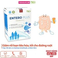 Men tiêu hóa Entero Plus Probiotics TSC Bổ sung lợi khuẩn, giảm rối loạn tiêu hóa, giảm táo bón – Hộp 100v Thomsoncare