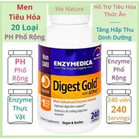 Men Tiêu Hóa Enzyme - Enzymedica Digest Gold - Hỗ Trợ Tiêu Hóa - Tăng Hấp Thu Dinh Dưỡng - Best Selling tại Mỹ