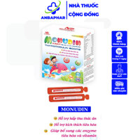 Men tiêu hóa Monudin, Hỗ trợ hấp thu thức ăn, kích thích tiêu hóa, Hộp 20 ống - Happy Pharmacity
