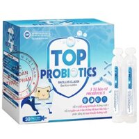 Men tiêu hóa Top Probiotics hỗ trợ giảm rối loạn tiêu hóa, loạn khuẩn đường ruột (Hộp 30 ống x 10ml)