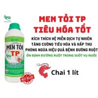 MEN TỎI TP- Hỗ trợ tôm tiêu hoá tốt, phòng phân trắng, ruột lỏng, ruột đứt khúc - Chai 1 L