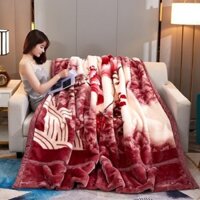 Mền Tuyết Nhung Dày 2 Lớp Cao Cấp, Siêu Dày, Siêu Ấm. Họa Tiết Tuỳ Chọn. Cân Nặng Thực Tế 1,7 KG