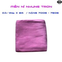 Mền tuyết nhung trơn hồng