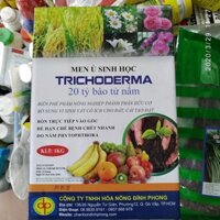 Men ủ sinh học Trichoderma 20 tỷ bào tử nấm phân giải hữu cơ, bổ sung vi sinh vật, cải tạo đất