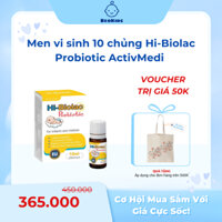 Men vi sinh 10 chủng Hi-Biolac Probiotic ActivMedi bổ sung lợi khuẩn, tăng đề kháng, Lọ 10ml