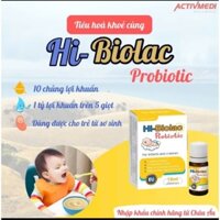 MEN vi sinh 10 chủng Hi-Biolac Probiotic,giúp hệ tiêu hóa bé khỏe mạnh.