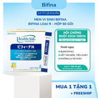 Men vi sinh Bifina Nhật Bản - Loại R hộp 60 gói [CHÍNH HÃNG] Bifina R 60 Gói Dành cho người hội chứng ruột kích thích